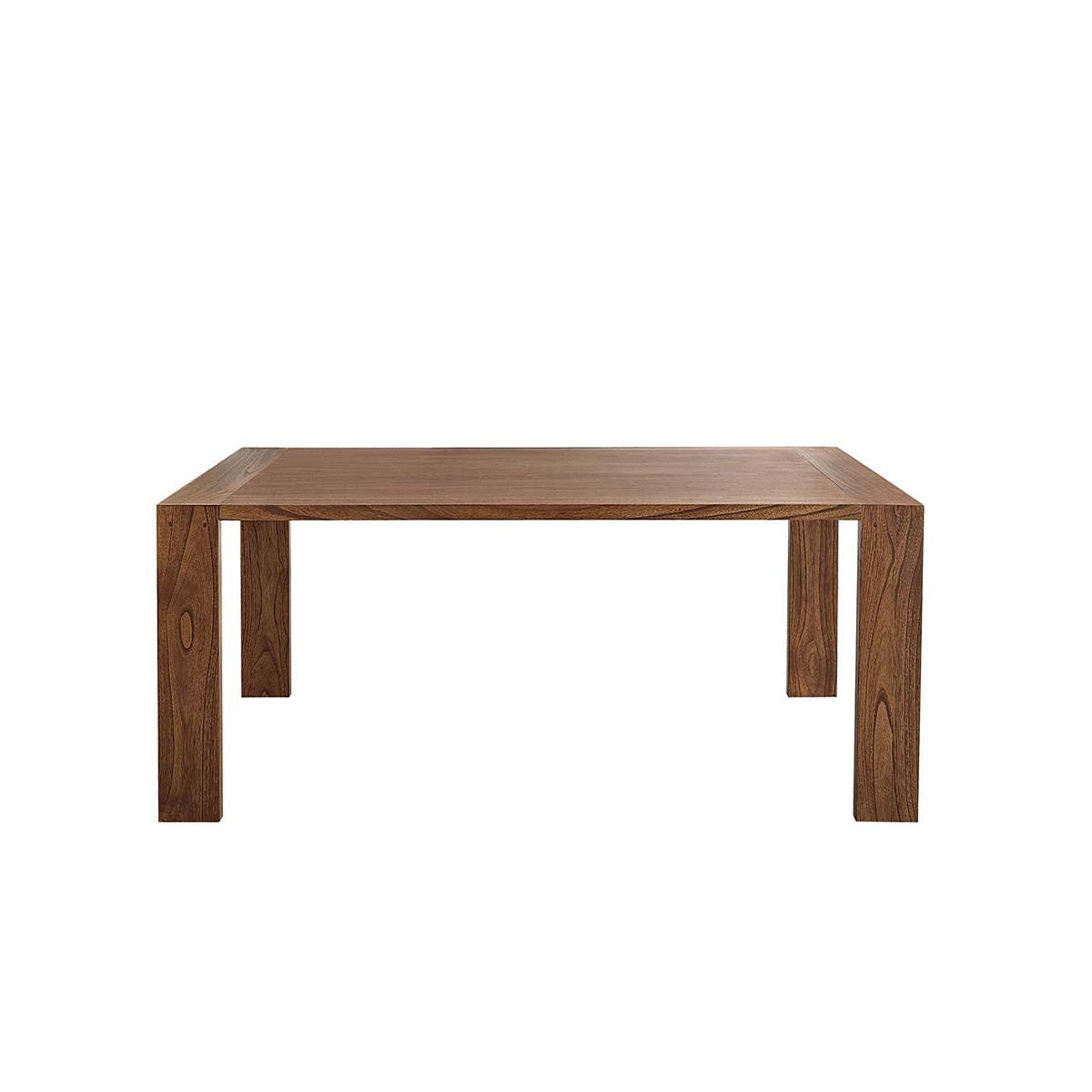 MILO - Mesa de mindi acabado nogal 8 pers.