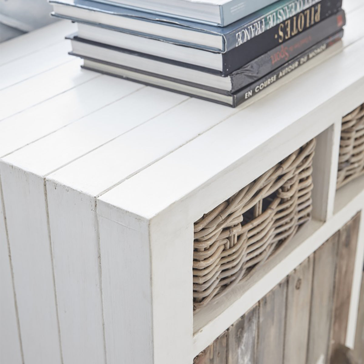 HONFLEUR - Aparador de madera maciza reciclada 145 cm