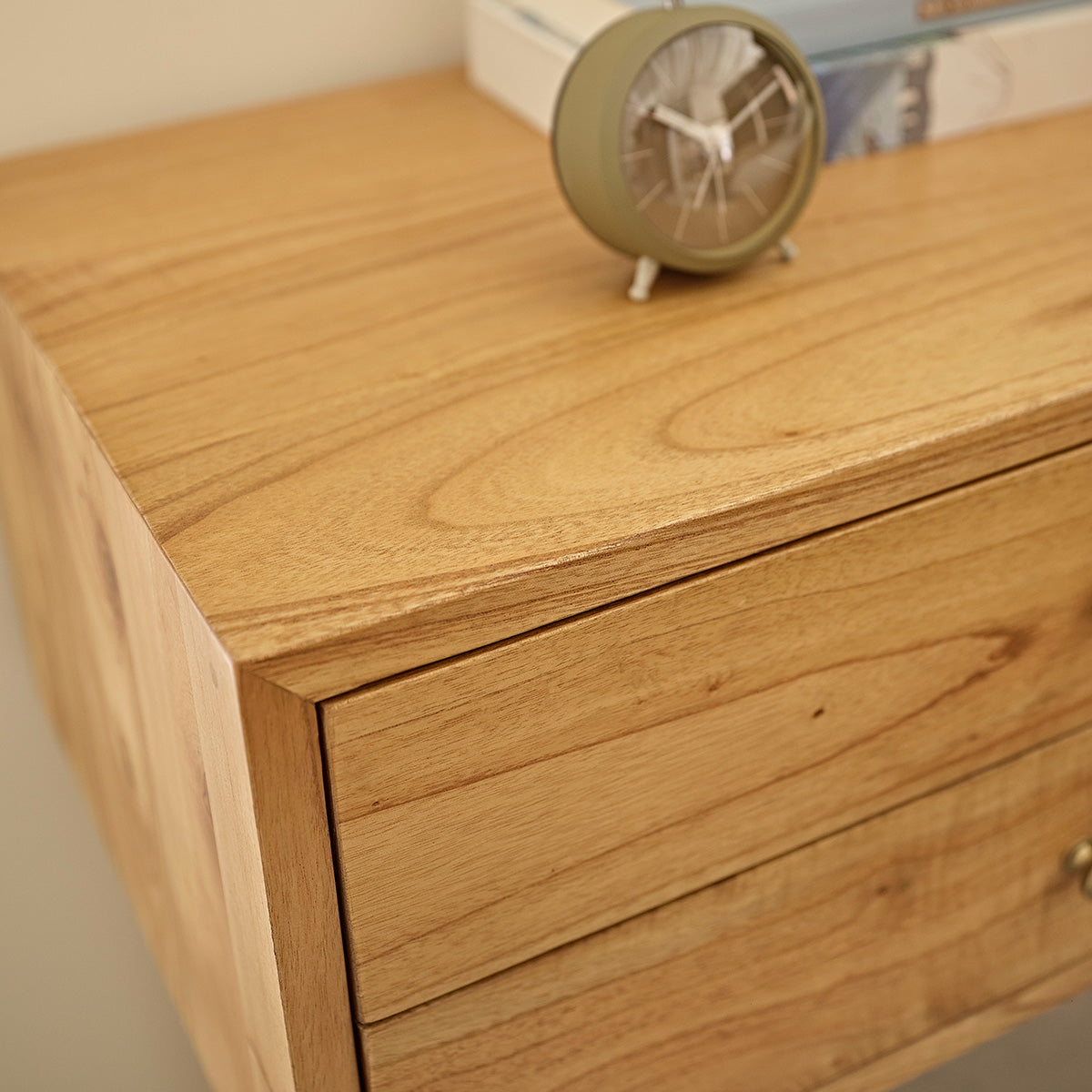 PIA - Mesita de noche de mindi macizo 60 cm