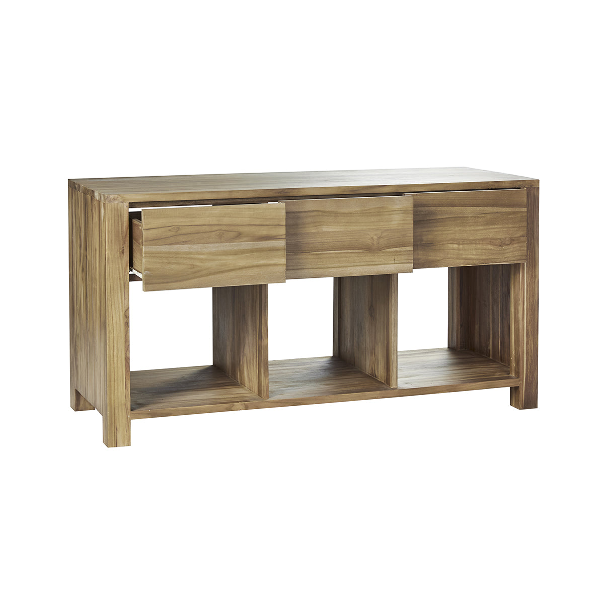 NOA - Mueble de lavabo de teca maciza 145 cm