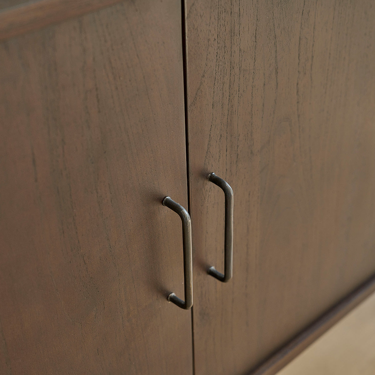 VINTAGE - Mueble de baño de mindi macizo 135 cm cajones