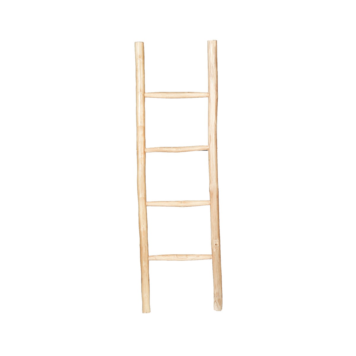 CLARA - Toallero escalera de teca maciza 150 cm