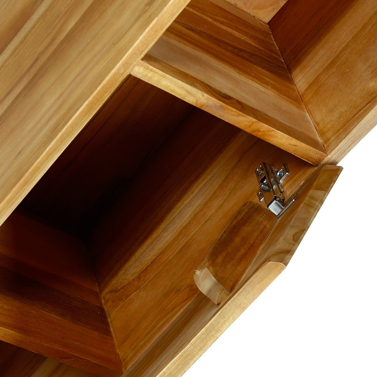 Columna de baño de teca maciza suspendida 150 cm