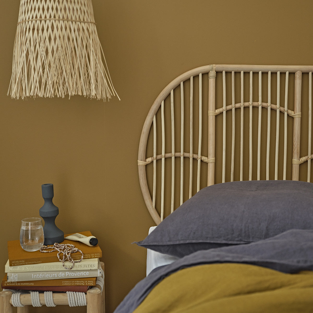 BOHO - Cabecero de ratán 160 cm