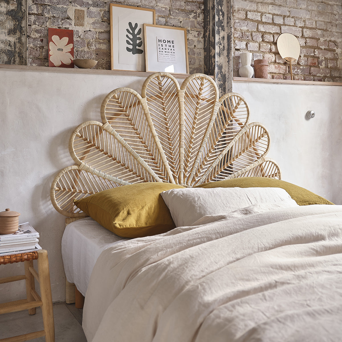 COLETTE - Cabecero de ratán 140 cm