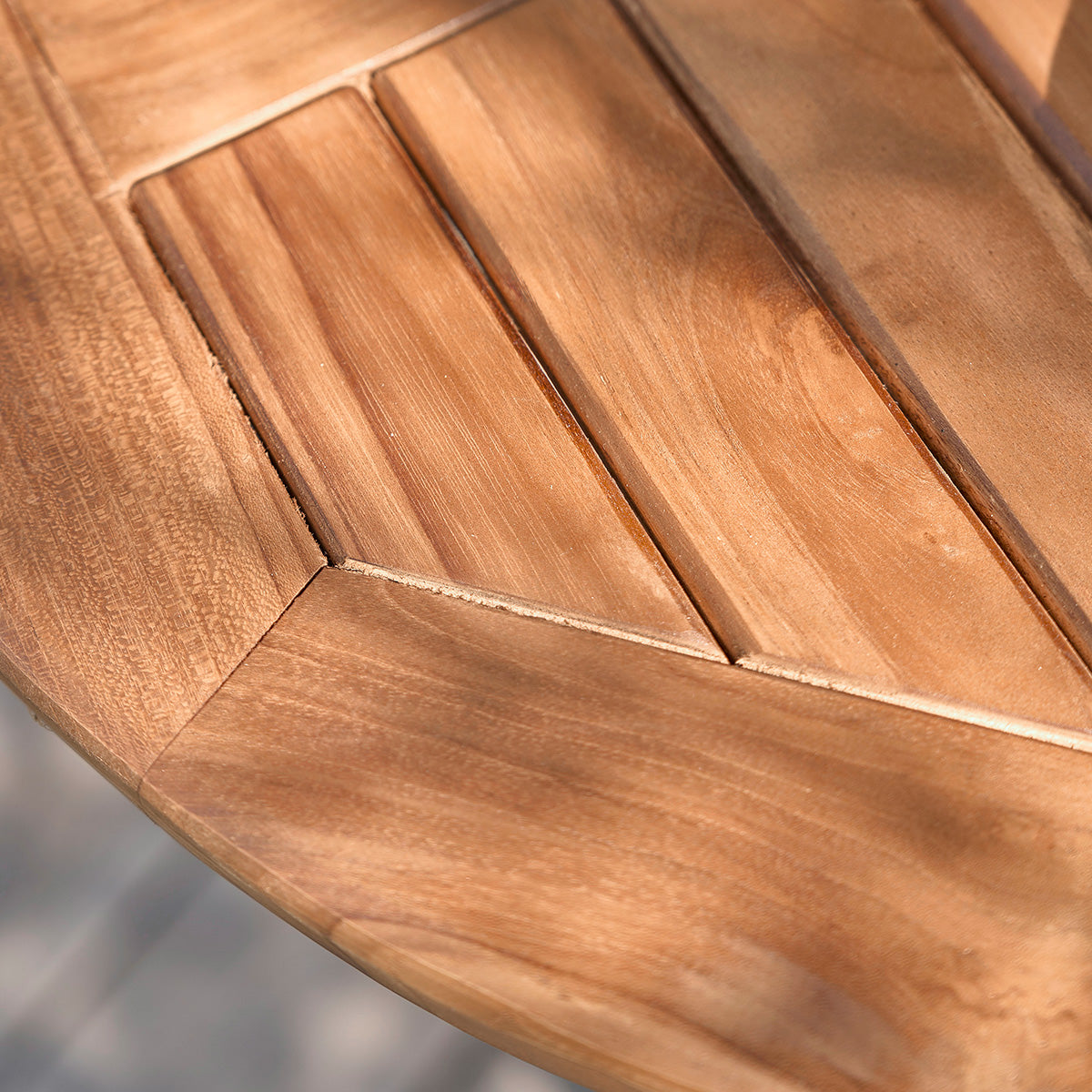 BALI - Salón de exterior de teca maciza aceitada para 4 pers.