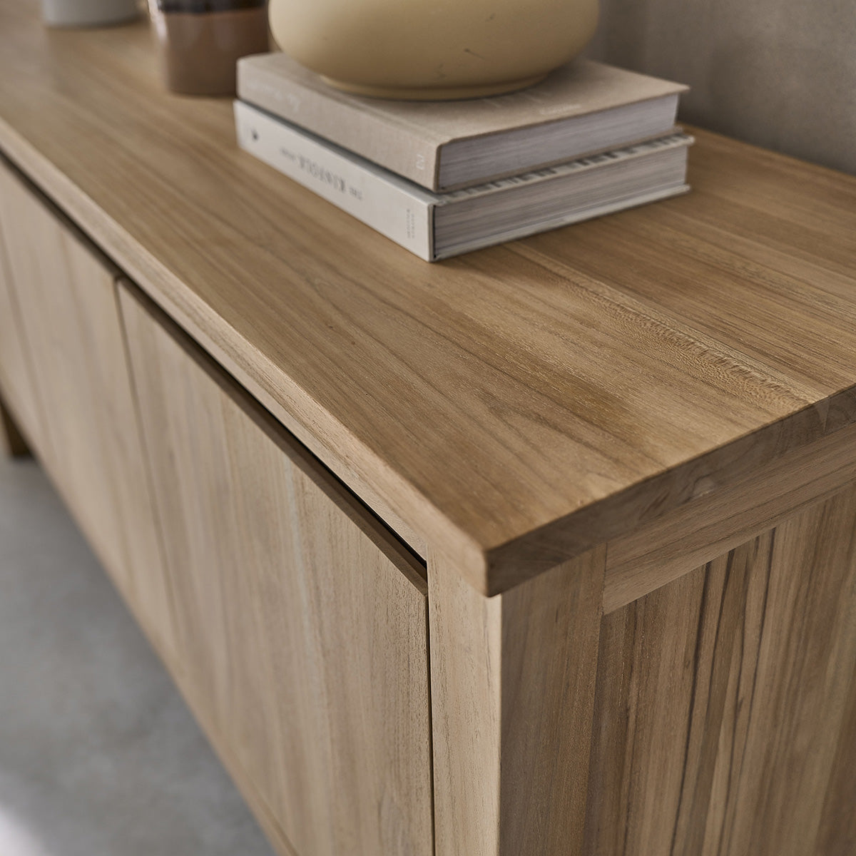 ALDO - Aparador de teca maciza de 150 cm