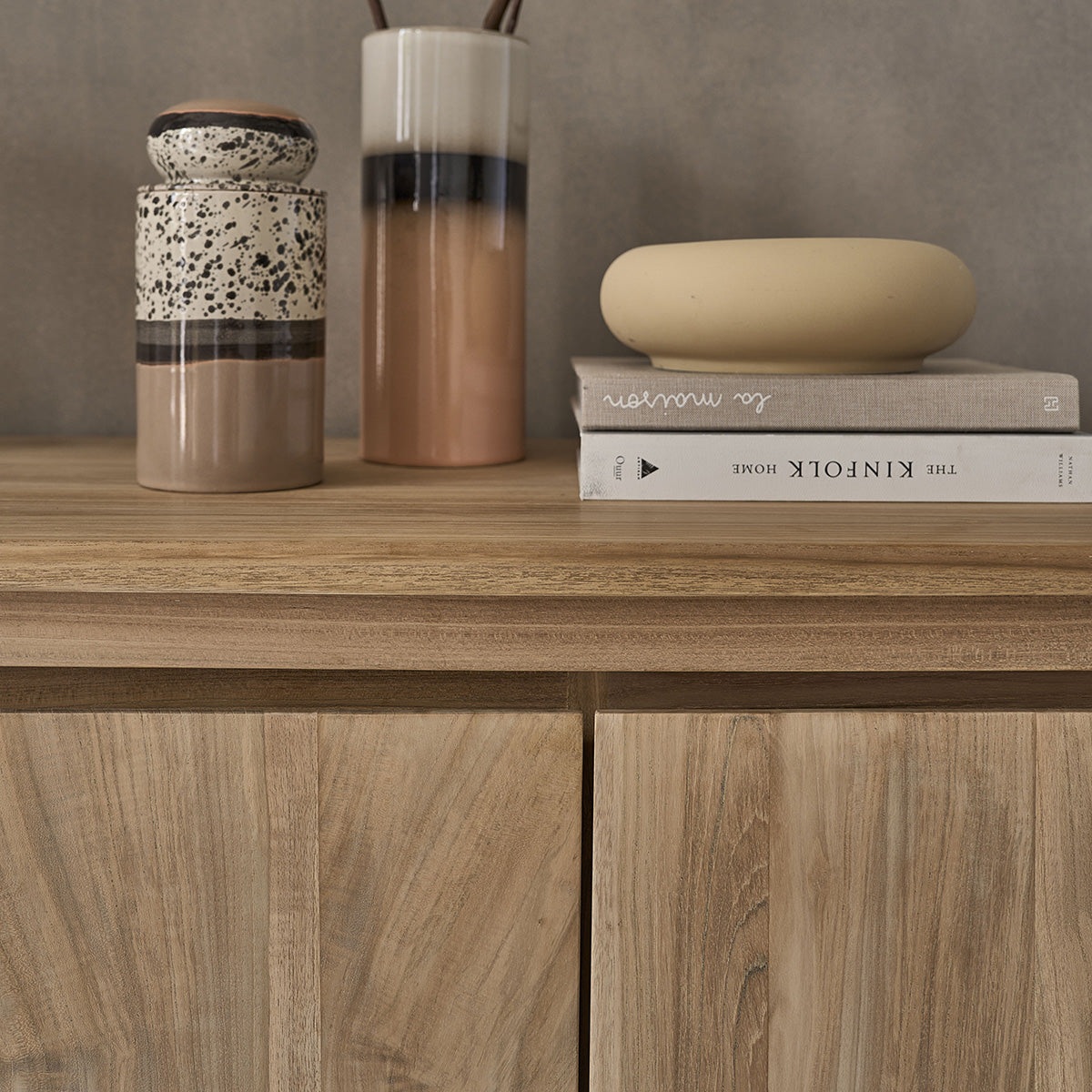 ALDO - Aparador de teca maciza de 150 cm