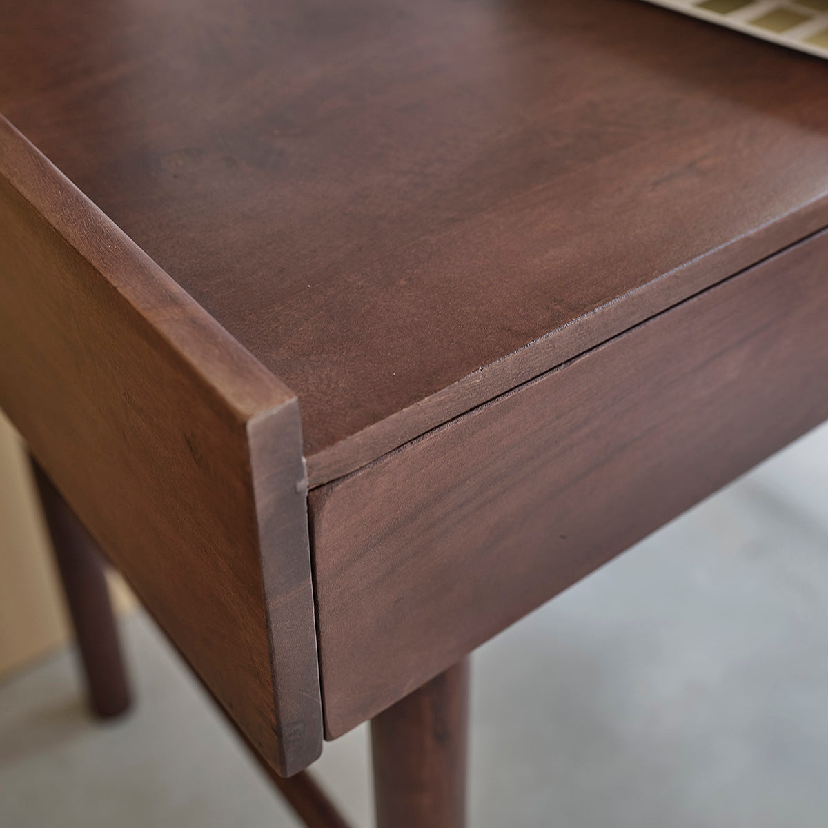 CAMERON - Escritorio de mango macizo de 125 cm