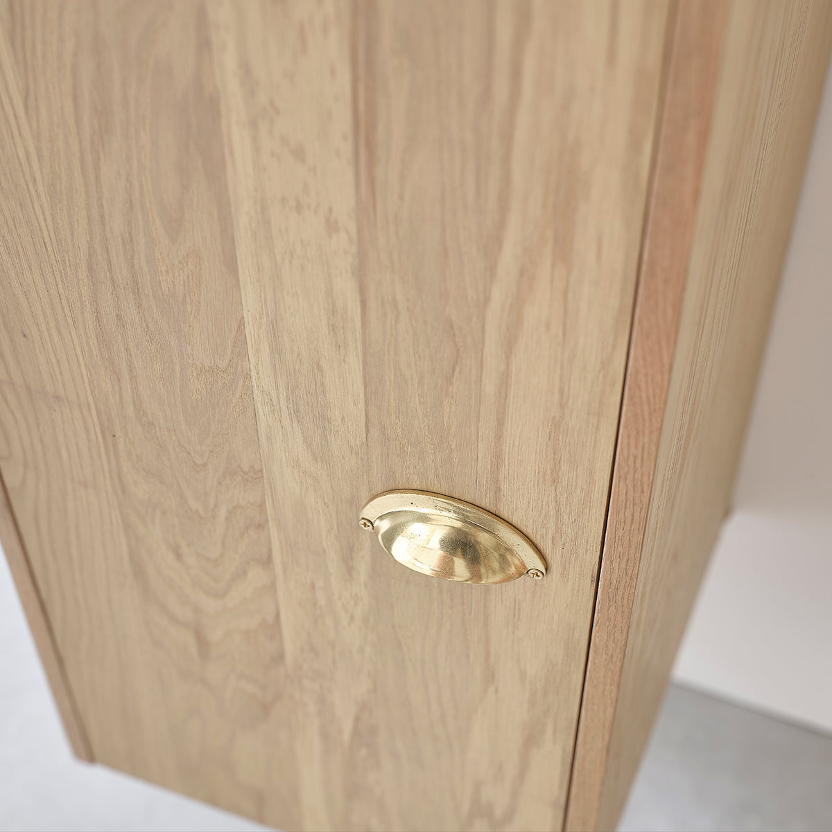 MARGAUX - Columna de baño de roble macizo de 150 cm