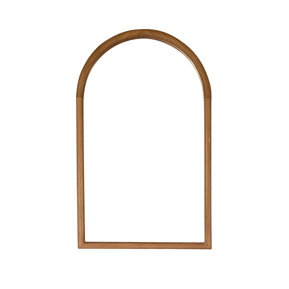 COLINE - Espejo de teca maciza 80x50 cm