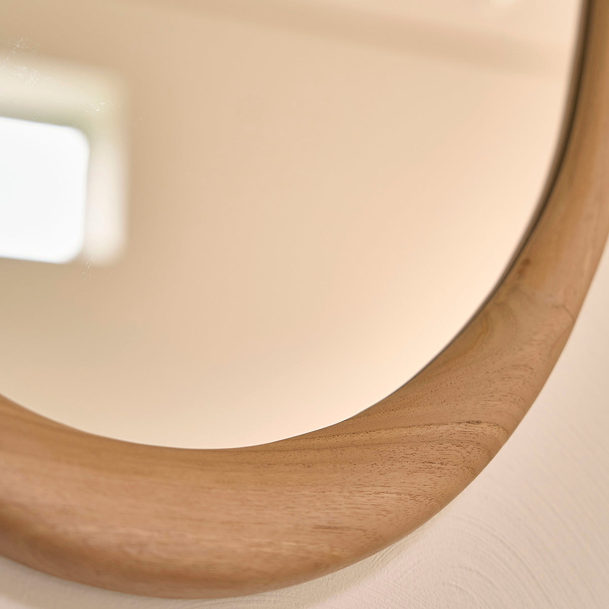 BELIZE - Espejo de teca maciza 90x60 cm