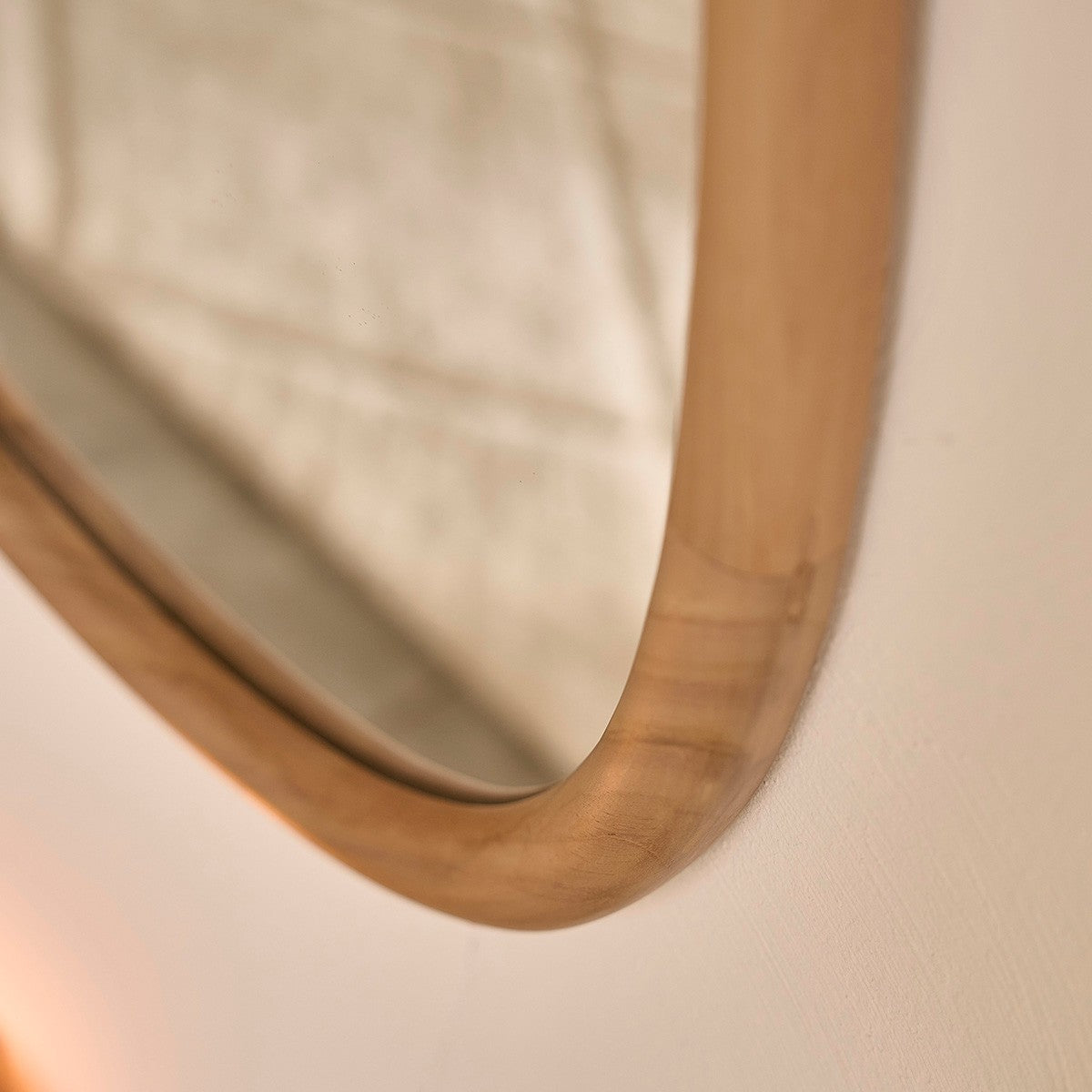 BELIZE - Espejo de teca maciza 75x60 cm