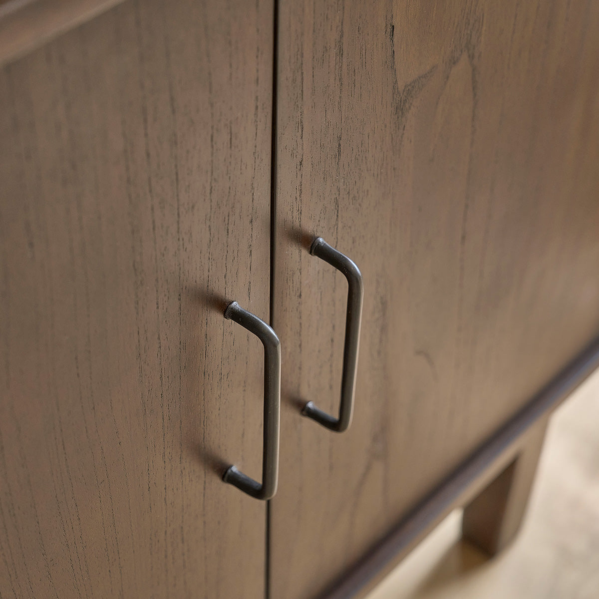 VINTAGE - Mueble de baño de mindi macizo 90 cm