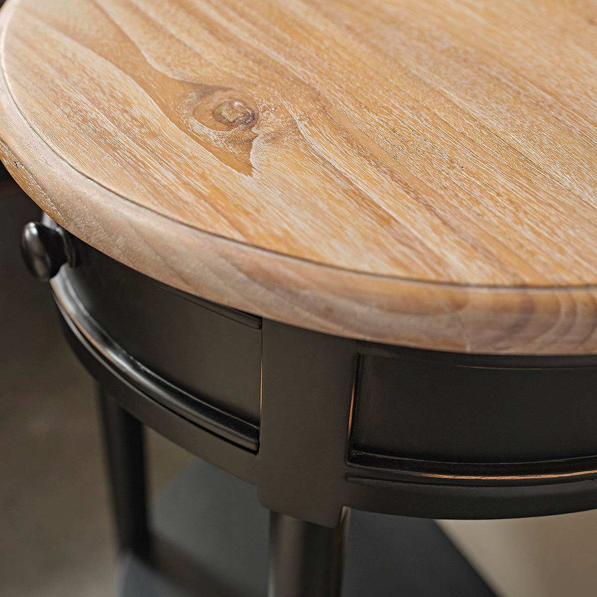 SOHO - Mesita de noche de caoba maciza