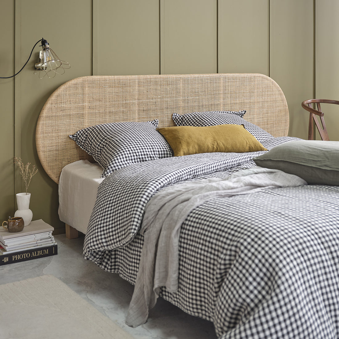 JANE - Cabecero de ratán 180 cm