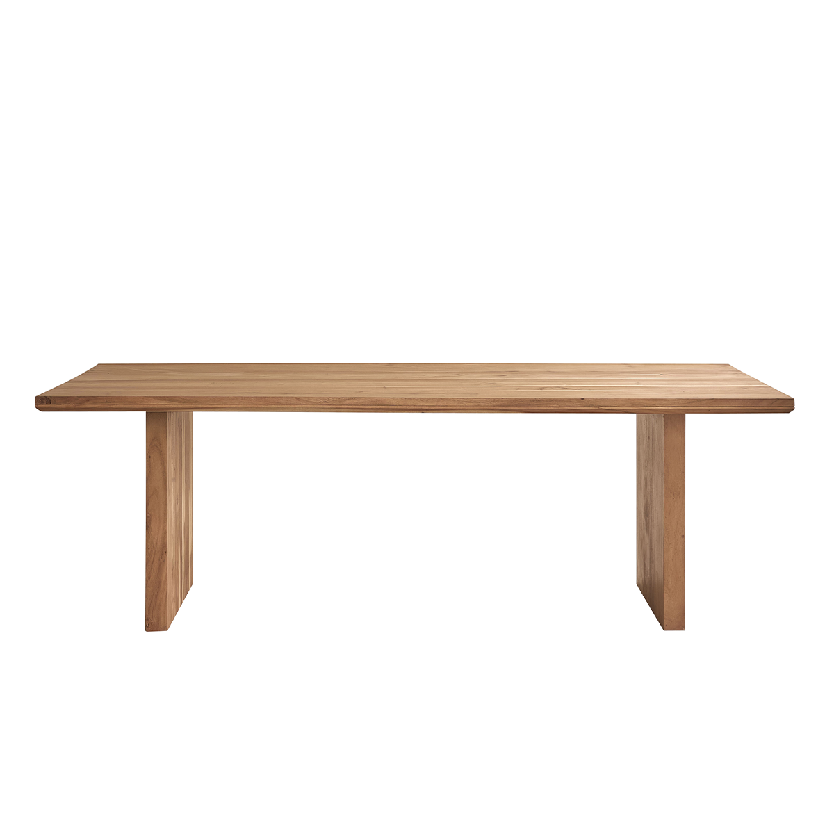 CALI - Mesa de madera maciza de acacia para 8 personas.