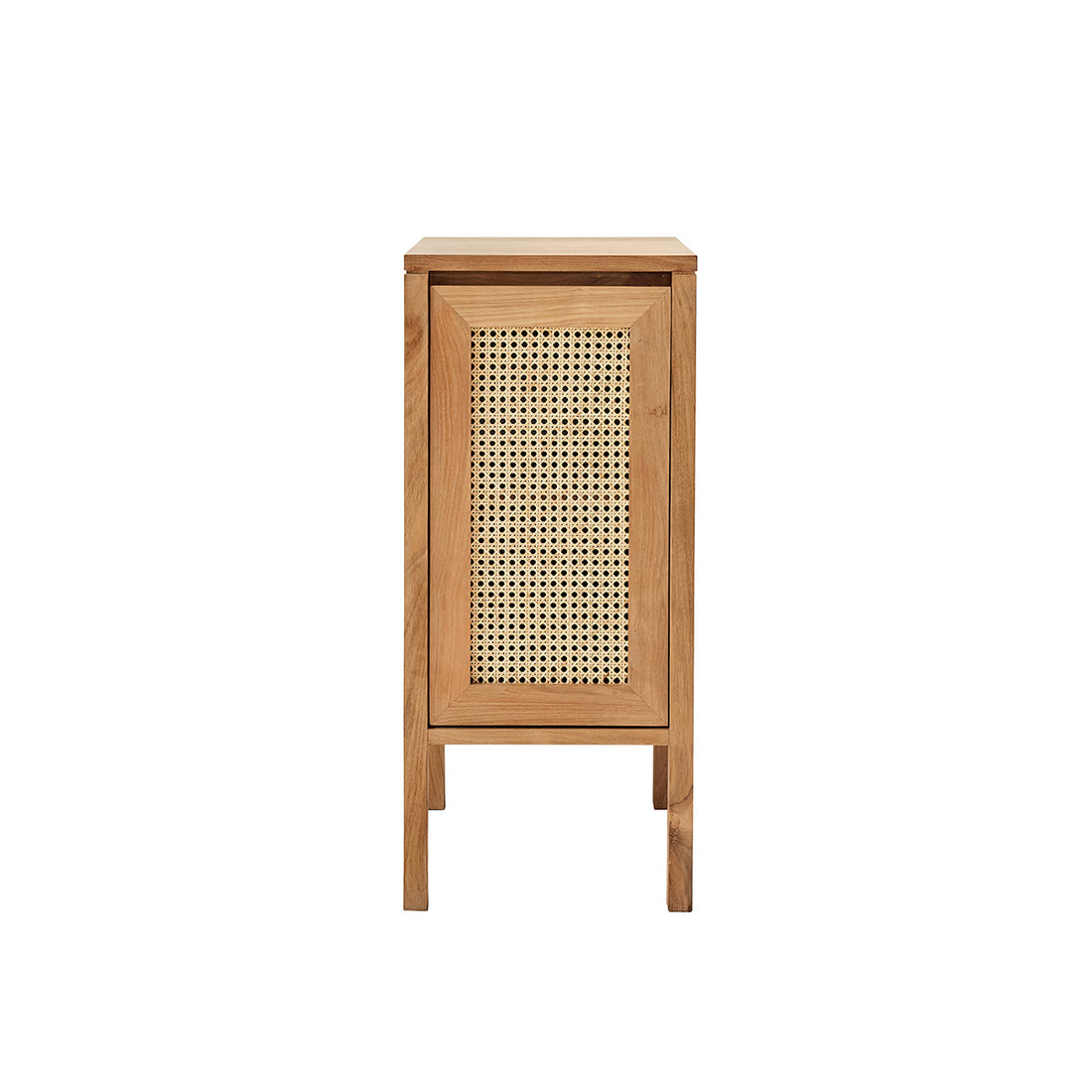 ELIOTT - Lavamanos de teca maciza y rejilla 35 cm