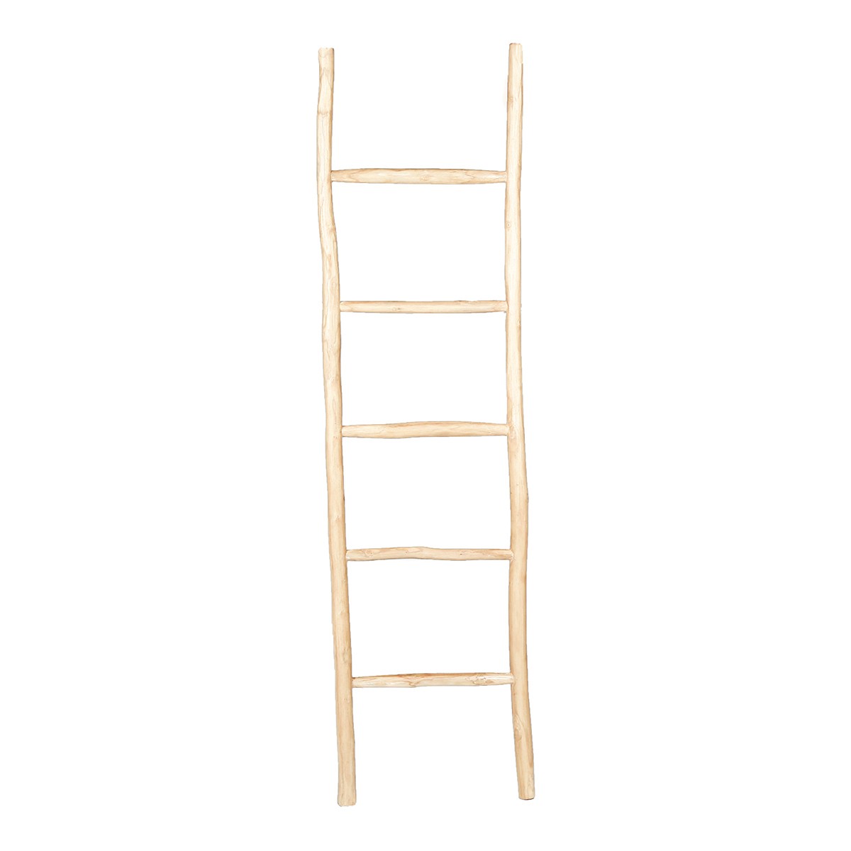 CLARA - Toallero escalera de teca maciza 170 cm