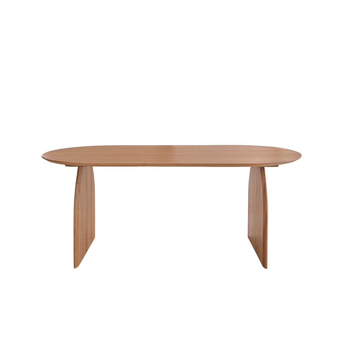 LÉONIE - Mesa de teca maciza para 6/8 pers.