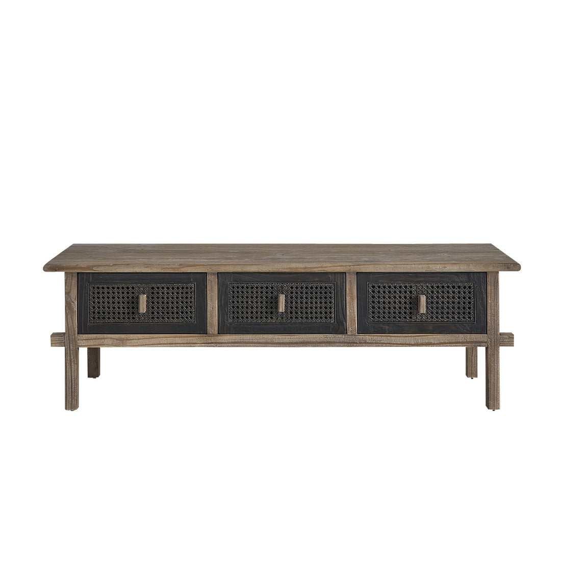 JUNKO - Mueble de TV de madera maciza reciclada 145 cm