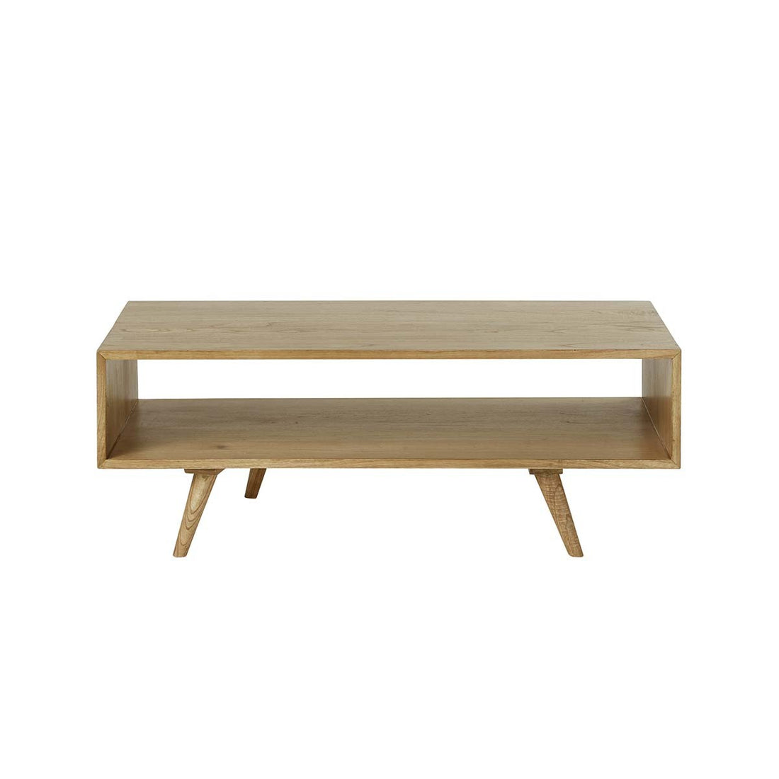 ODDA - Mesa de centro de mindi macizo 120 cm