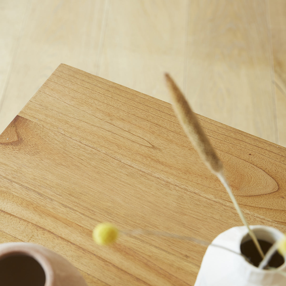 TILO - Mesa de centro de mindi macizo 110 cm