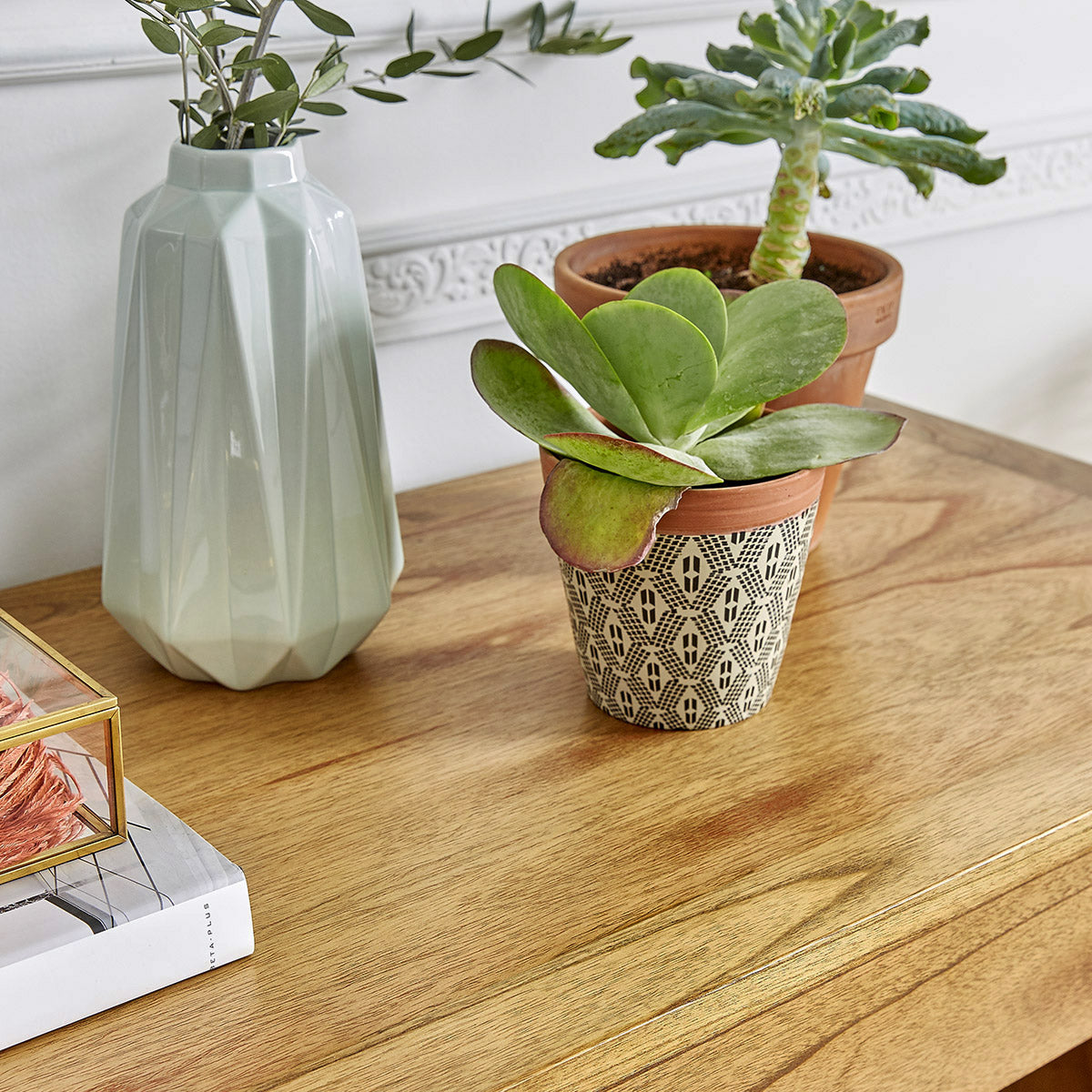 TILO - Consola de mindi macizo 120 cm