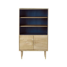 Librería alta de mindi macizo, H 147 cm