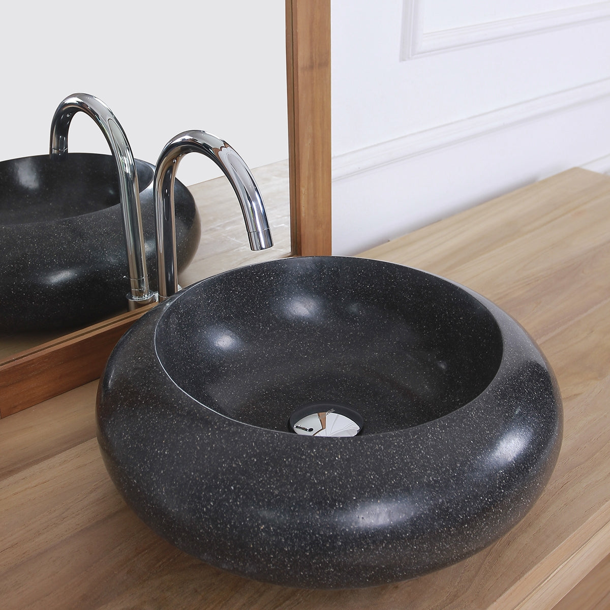 IRIS - Lavabo de terrazo Ø37 cm