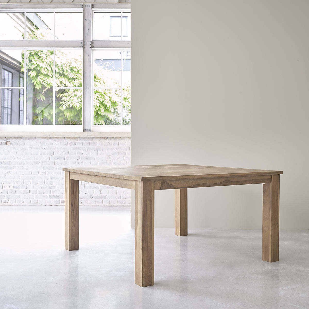 BOSTON - Mesa de teca maciza 8 pers.