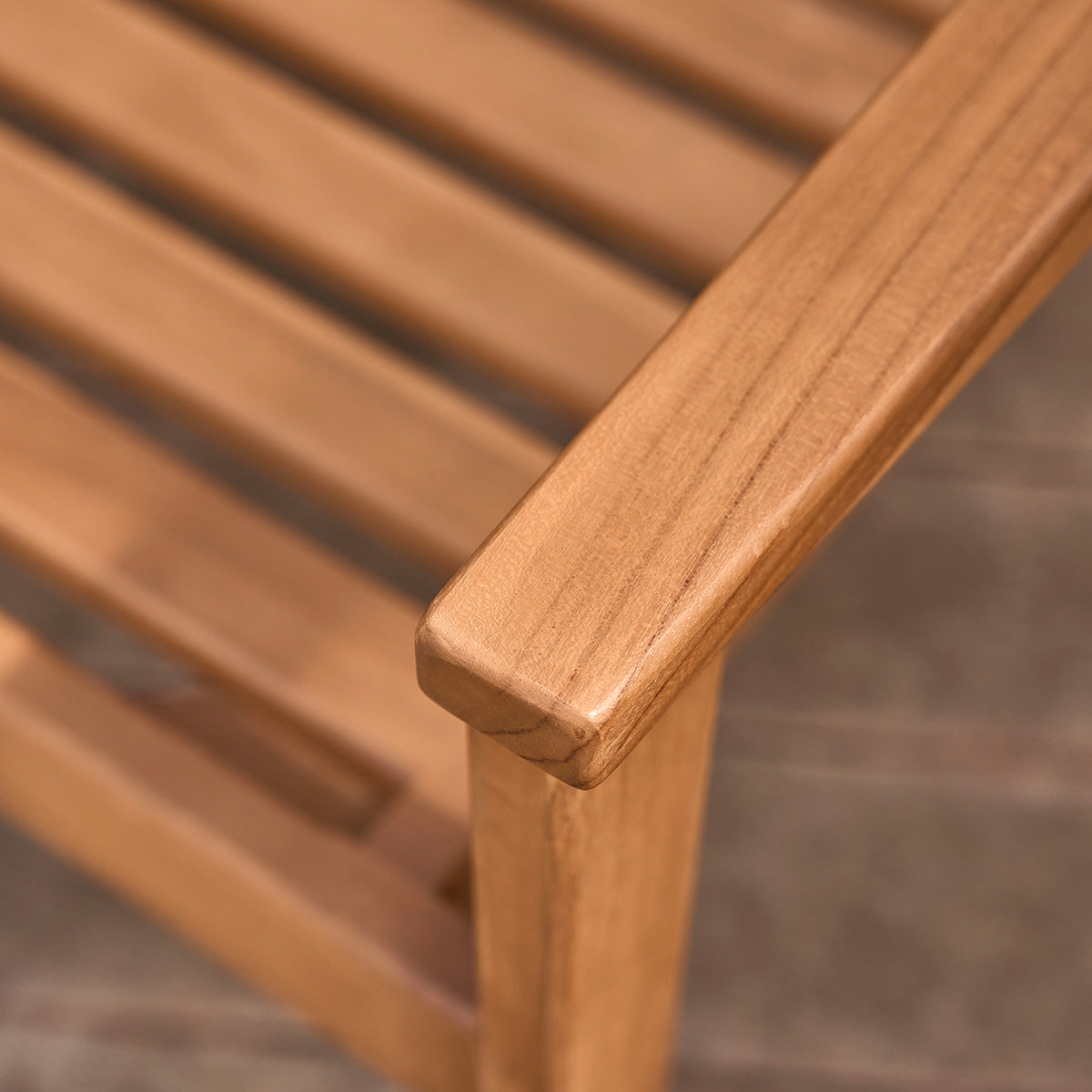 BARI - Sillón de exterior de teca maciza