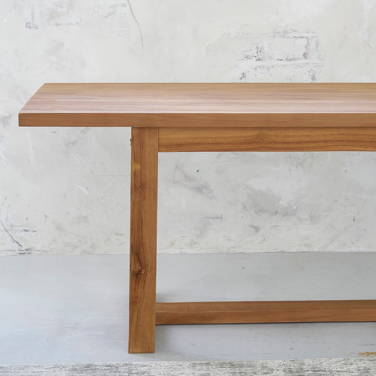 TRISTAN - Banco de teca maciza 160 cm