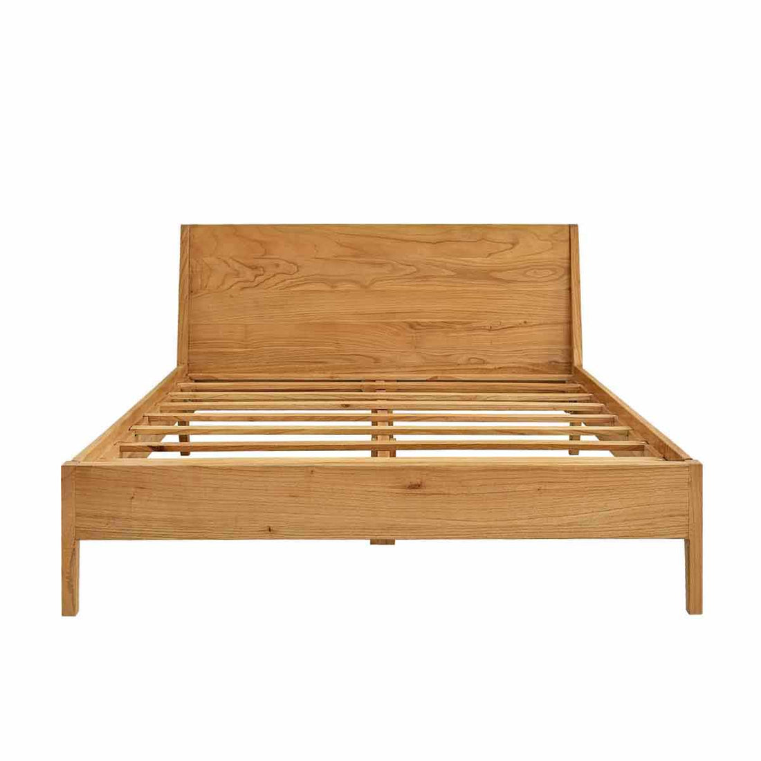 PIA - Cama de mindi macizo 160 cm con somier