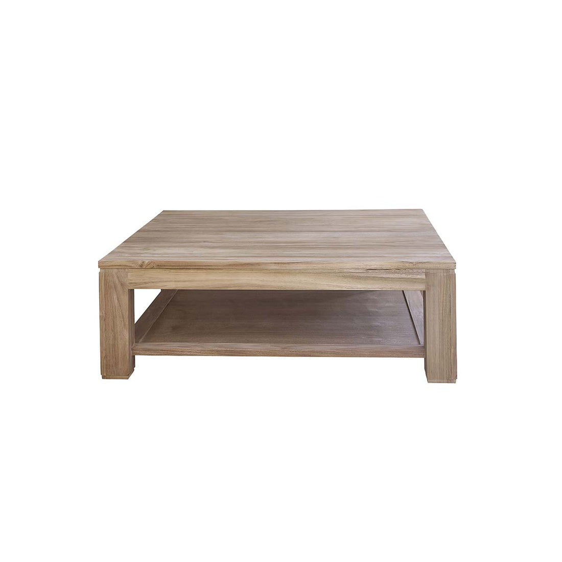 BOSTON - Mesa de centro de teca maciza 120 cm