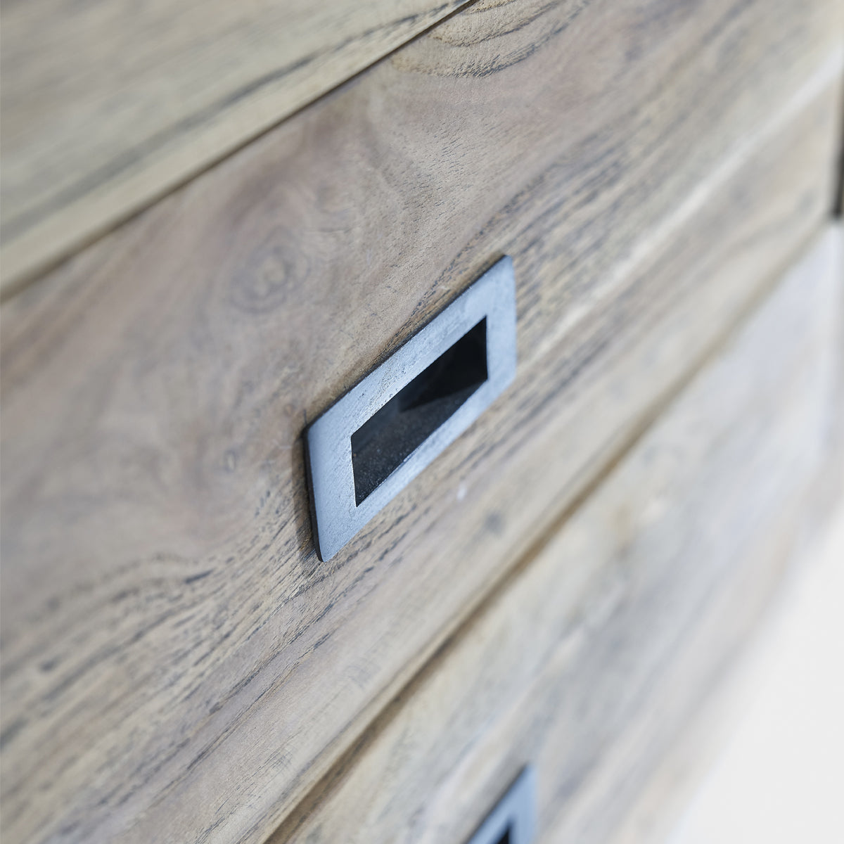 CARGO - Mueble de TV de teca maciza reciclada de 180 cm