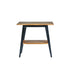 Mueble de baño de teca maciza patas negras 80 cm