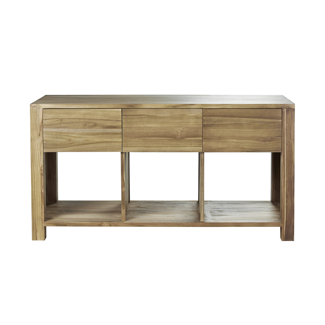 NOA - Mueble de lavabo de teca maciza 145 cm