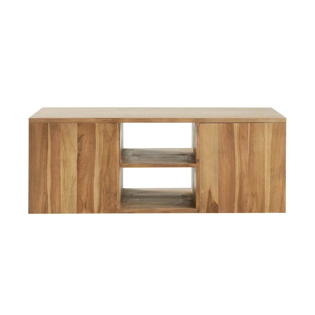 NOA - Mueble de lavabo de teca maciza suspendido 135 cm