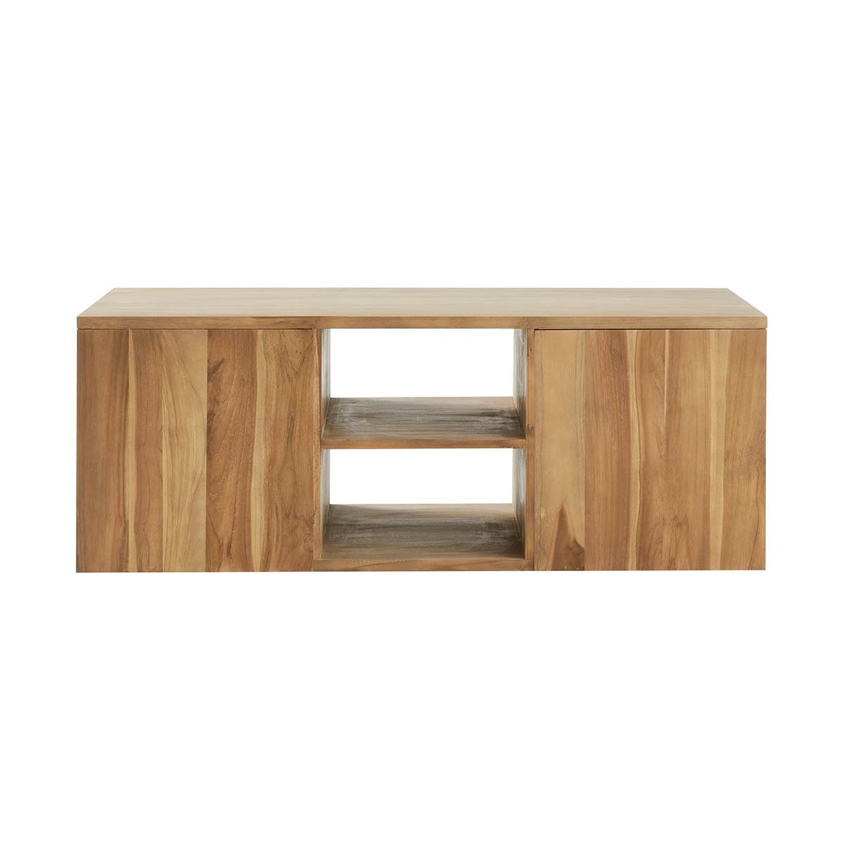 NOA - Mueble de lavabo de teca maciza suspendido 135 cm