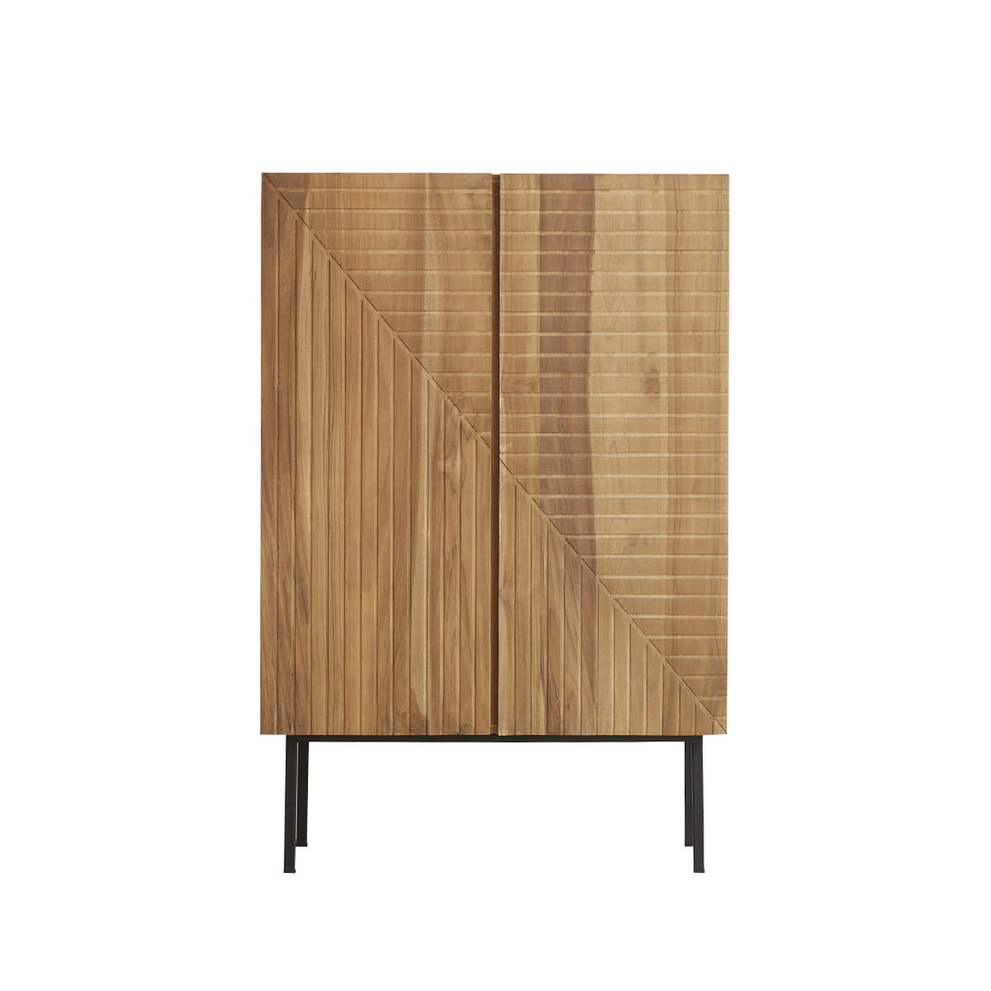 PORTLAND - Armario de teca maciza 100 cm PORTLAND