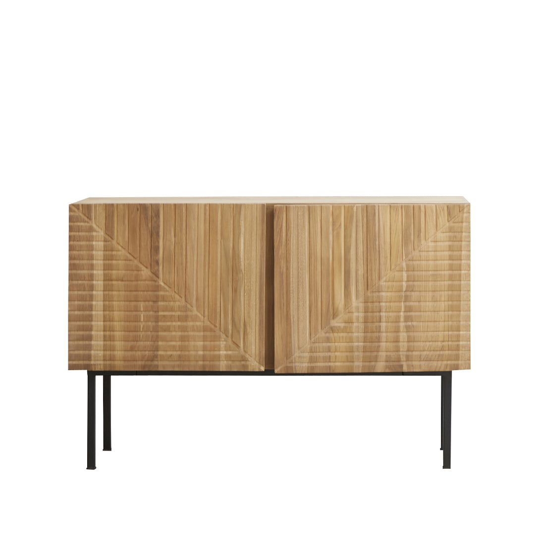 PORTLAND - Aparador de teca maciza 120 cm PORTLAND