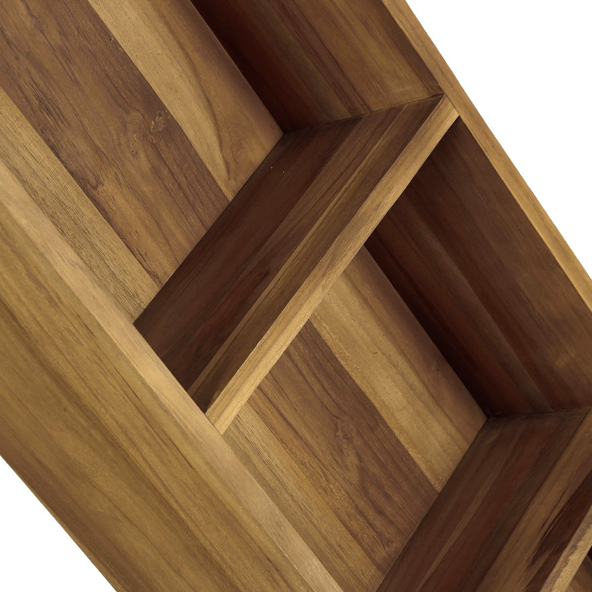 Columna de baño de teca maciza suspendida 120 cm