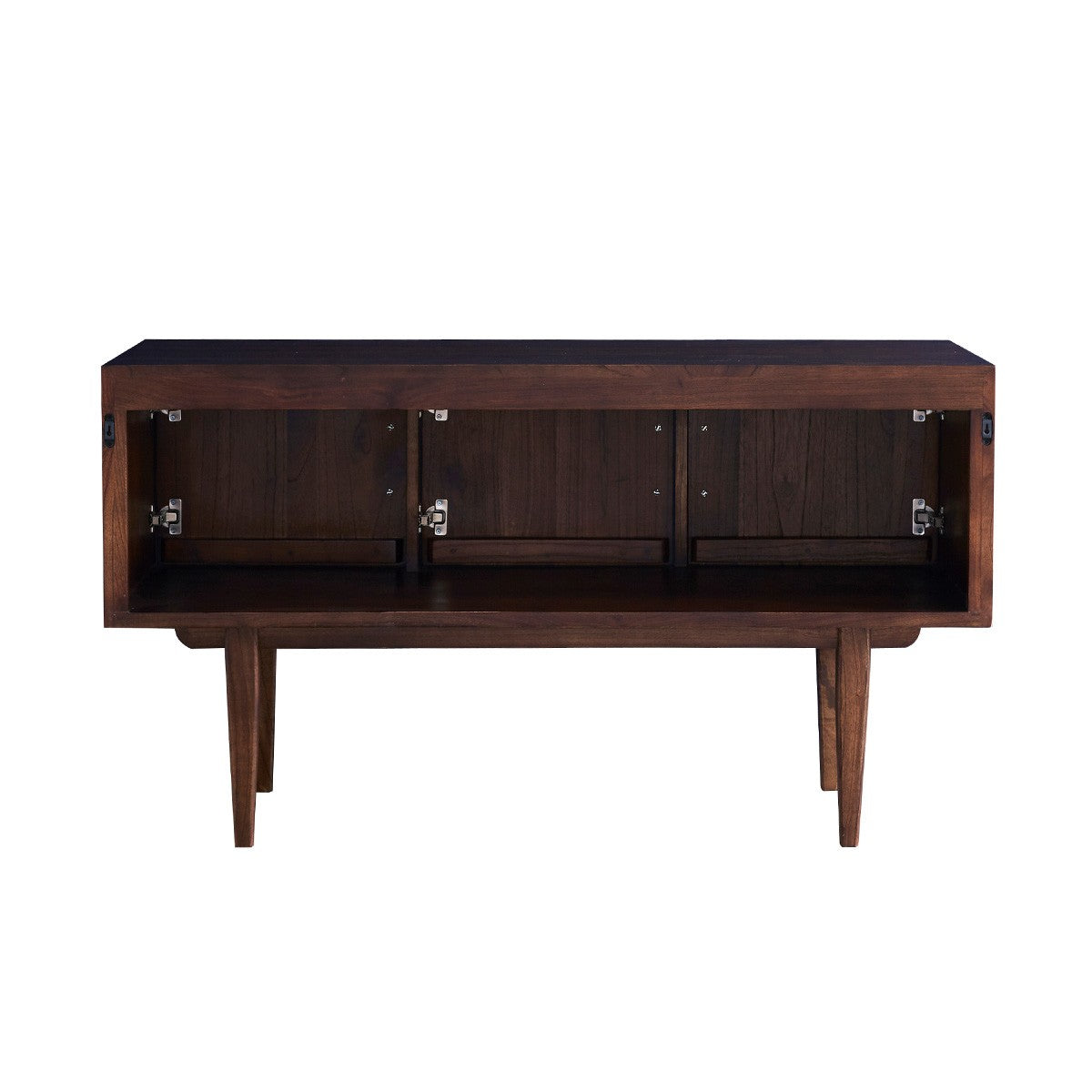 VINTAGE - Mueble de baño de mindi macizo 135 cm doble tablero