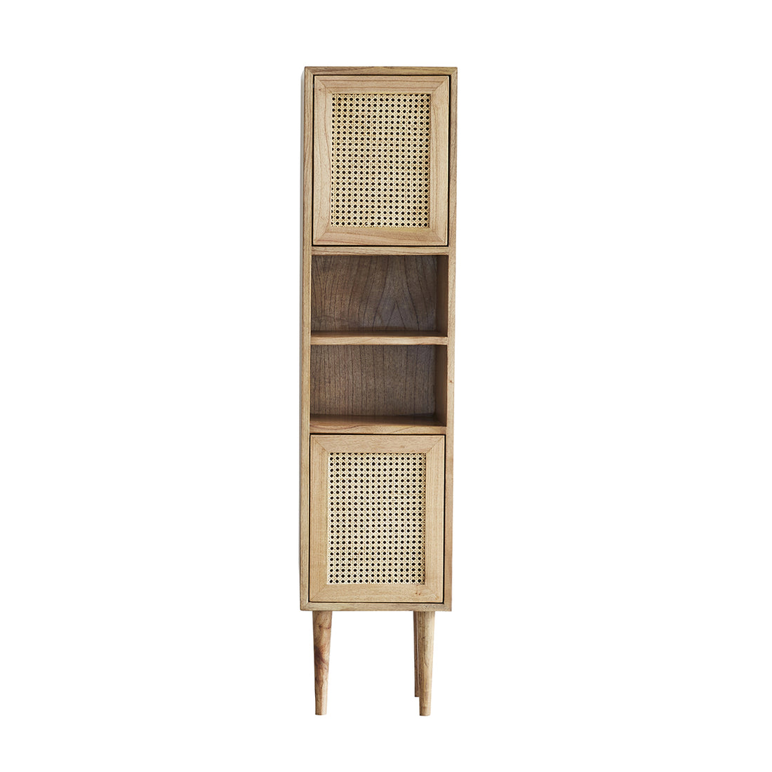 HANA - Columna de baño de mindi macizo y rejilla 150 cm