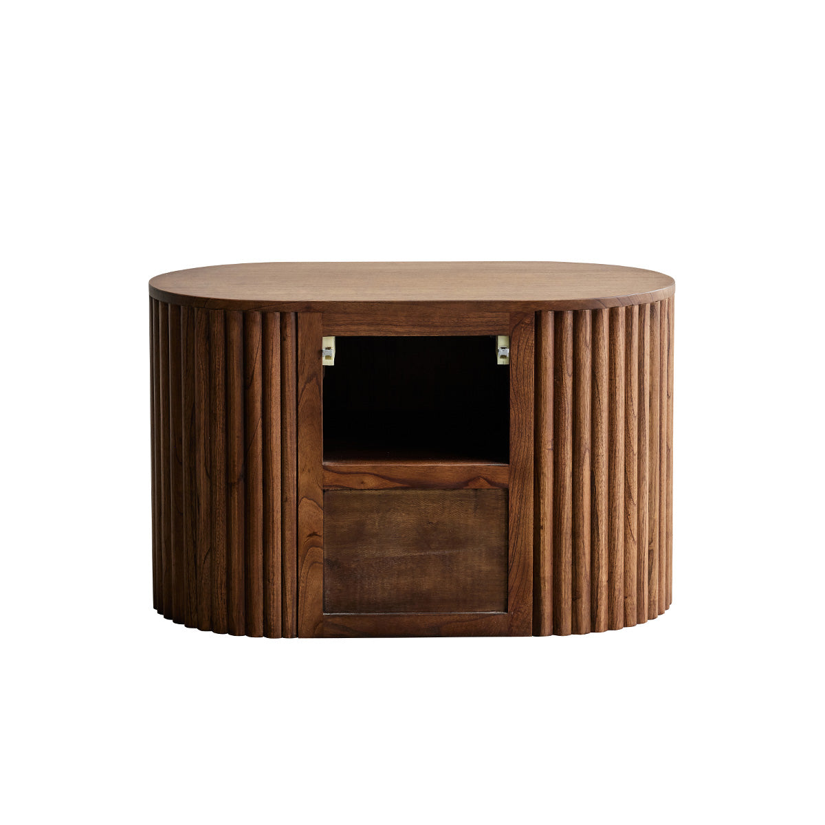 TRINIDAD - Mueble de lavabo de mindi macizo suspendido 90 cm