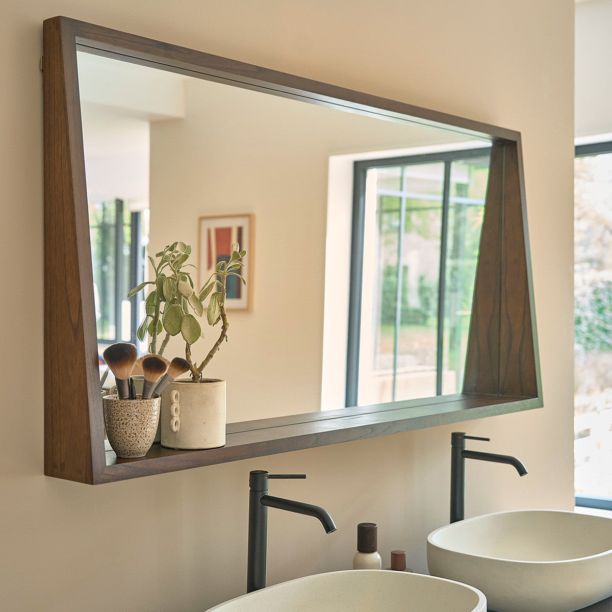 VINTAGE - Espejo de mindi macizo 135x67 cm