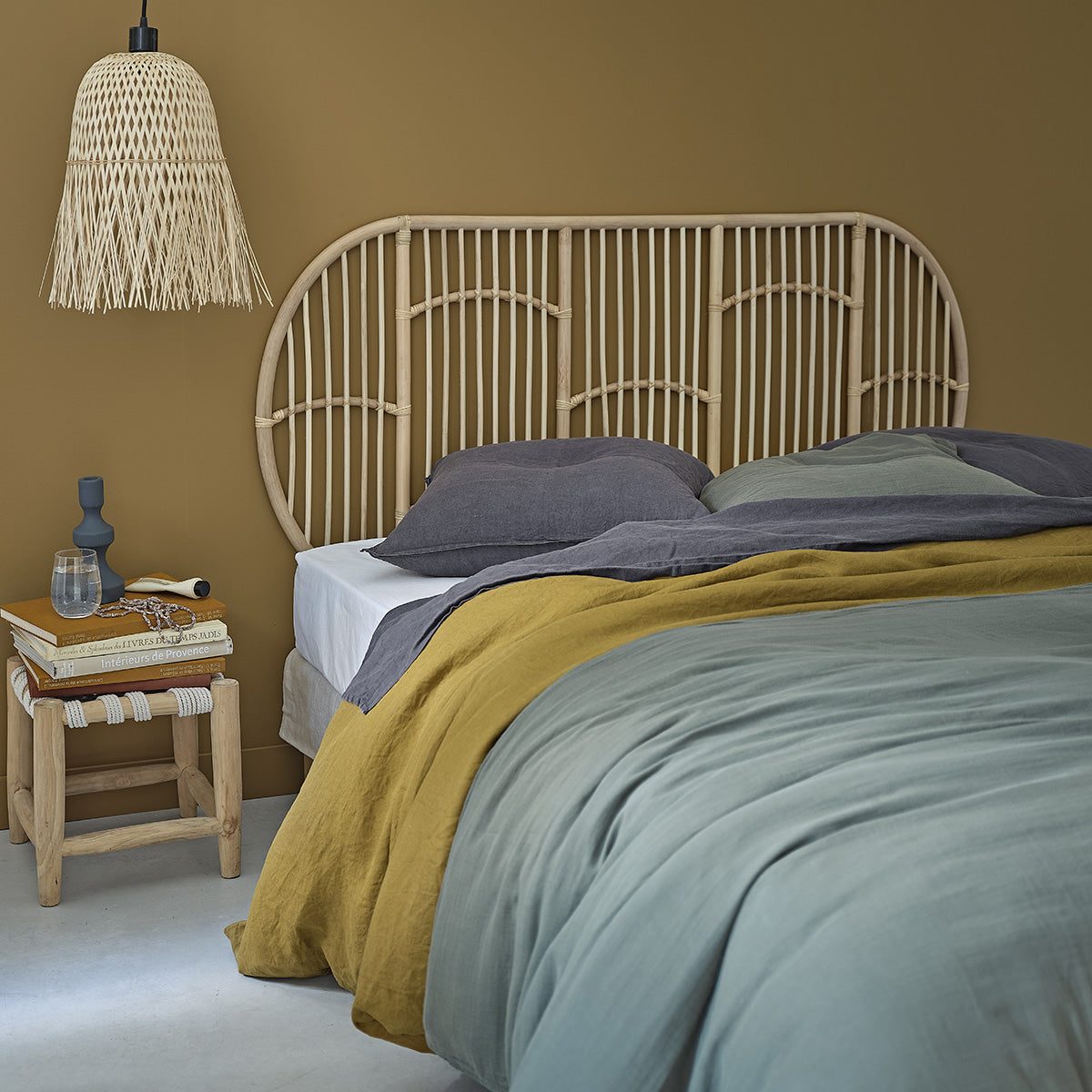 BOHO - Cabecero de ratán 160 cm