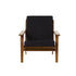 Sillón escandinavo de teca maciza