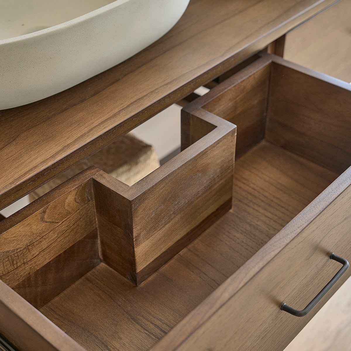 CALIXTE - Mueble de baño de mindi macizo 135 cm